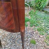 Commode ancienne marqueterie style louis xvi plateau marbre