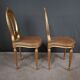 Paire de Chaises en Bois Doré, style Louis XVI – Début XXe