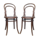 Pair of bistro chair number 14 fischel