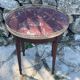 Small Louis XVI style mahogany hot water bottle table from the 19th century