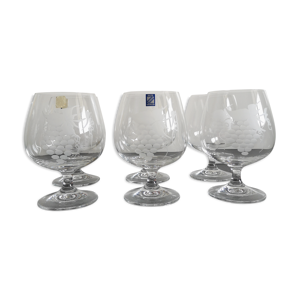 Verres de dégustation en cristal