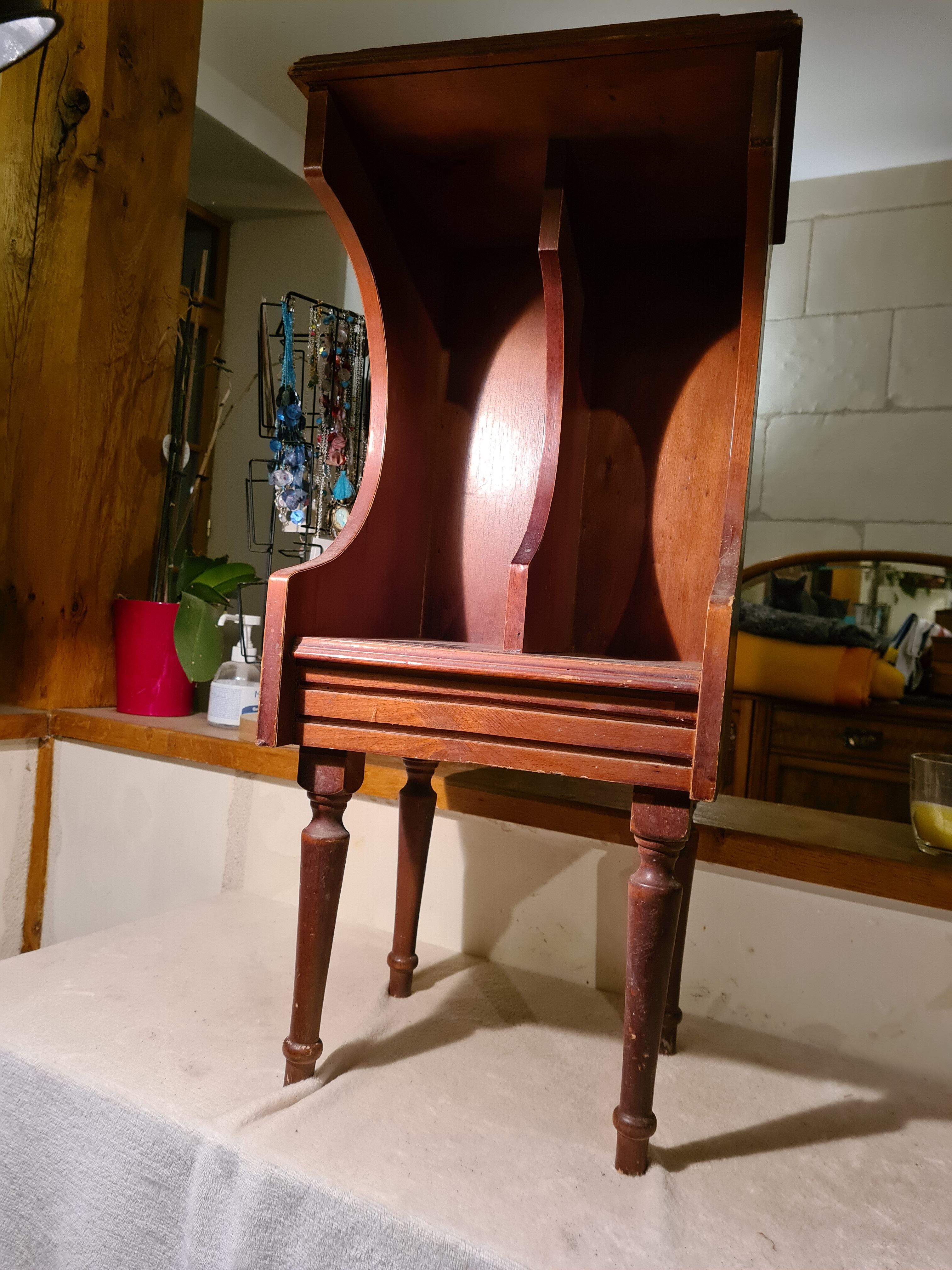 Vintage standing library