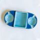 Necessary old ashtray in Longwy enamels