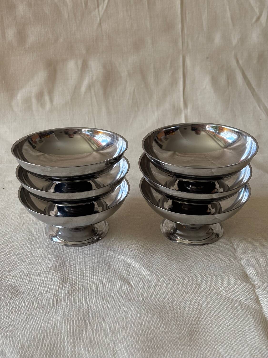 Vintage stainless steel cups