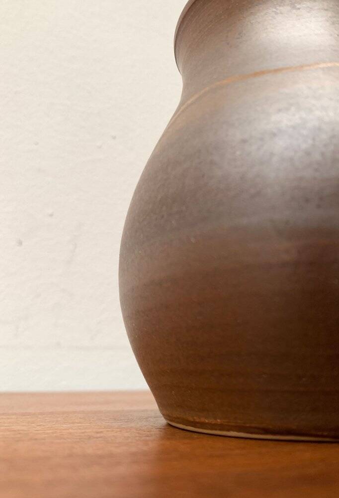 Mid-century ceramic vase signed H.W., 1960s