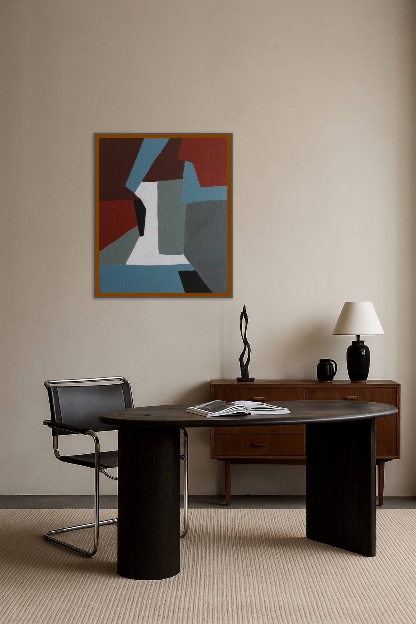 Contemporary abstract "Fragment of stillness" by Bodasca