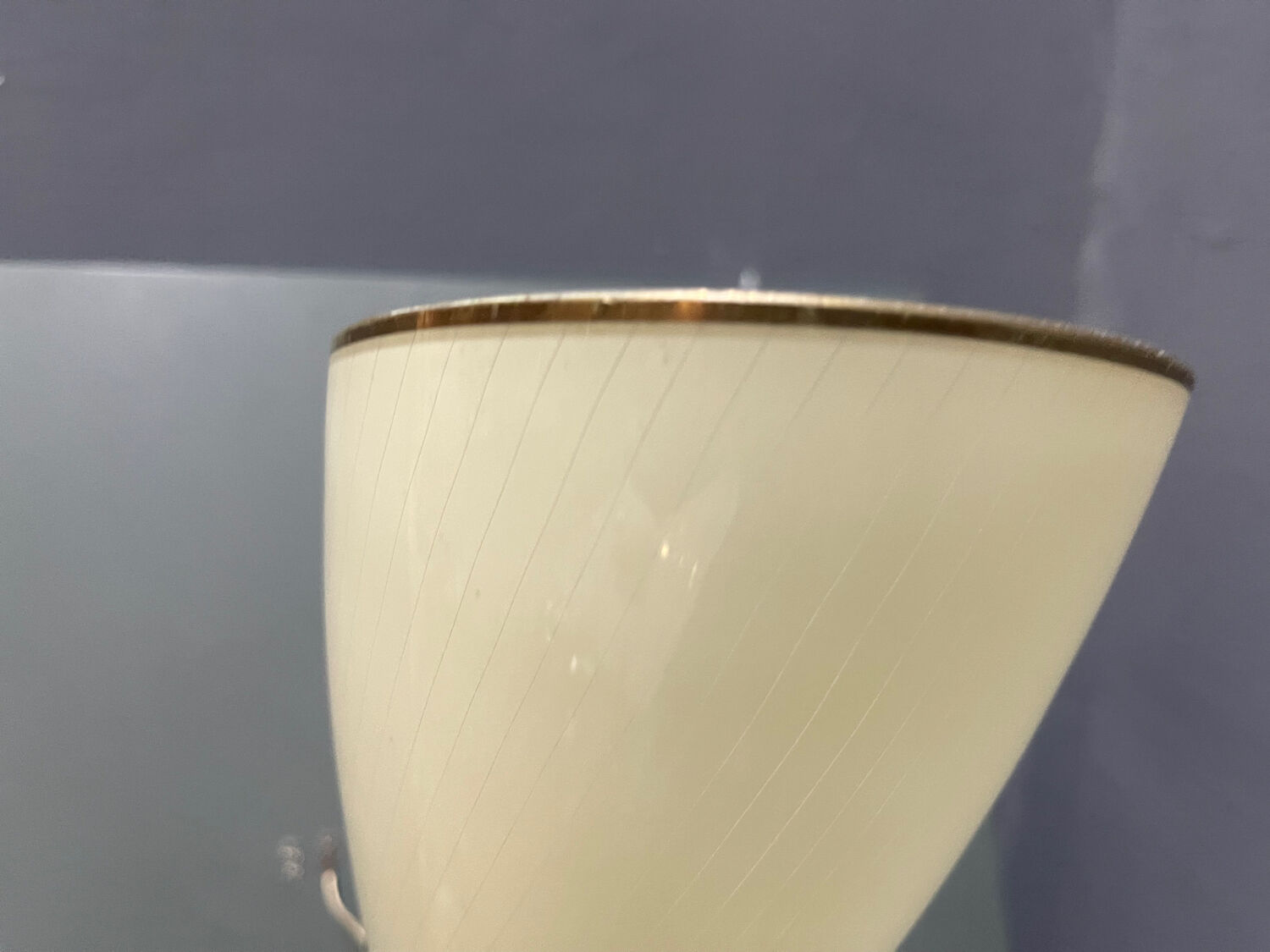 Italian Glass Brass Sconces in the Style of Stilnovo 1960’s