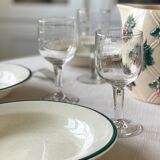 6 earthenware soup plates