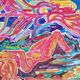 Pierre Lacroux (1909-1993) Gouache - 28 x 40 cm - elongated nude - dated 4.6.85