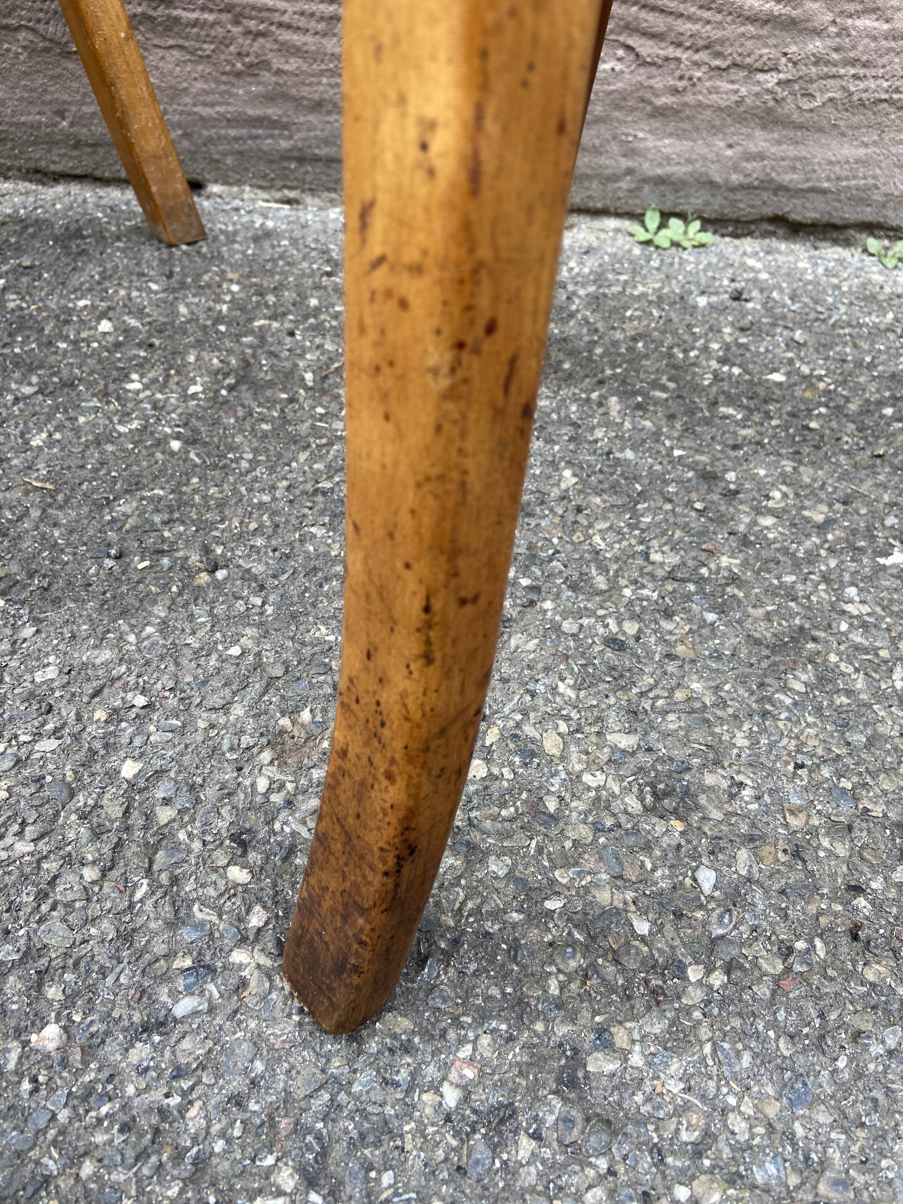 Set of 6 chairs bistrot café baumann bentwood from the 1950s