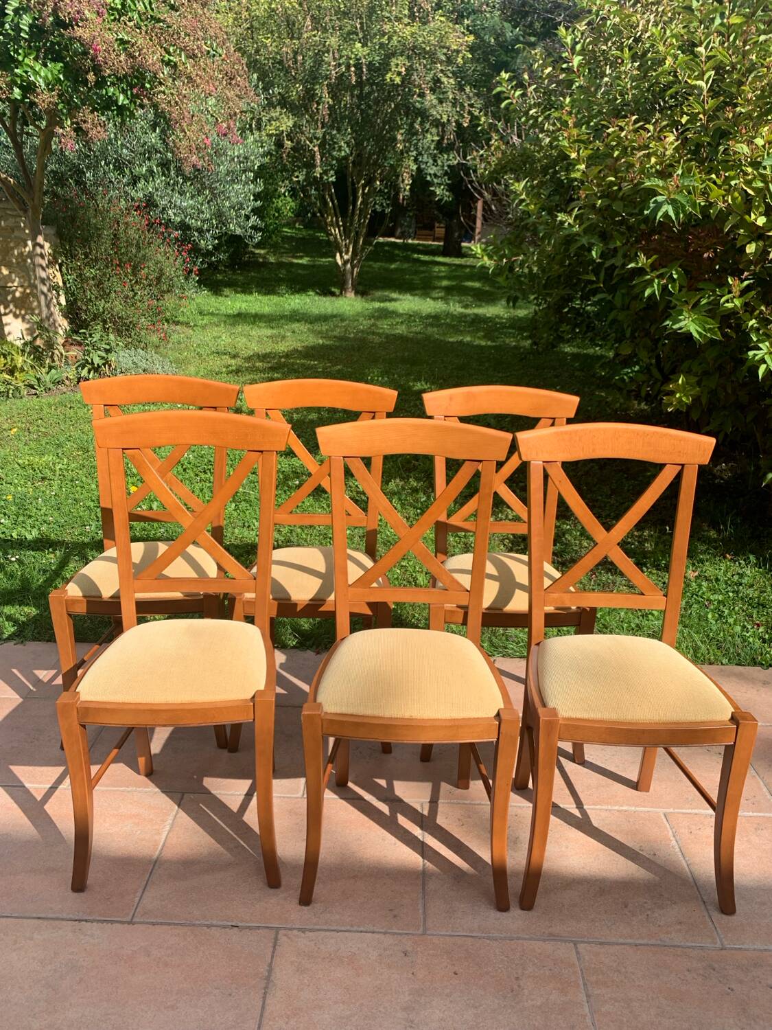 6 Louis Philippe style chairs