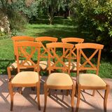 6 Louis Philippe style chairs