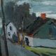 John Börén, Swedish modern landscape, 1960s, Oil painting, Framed