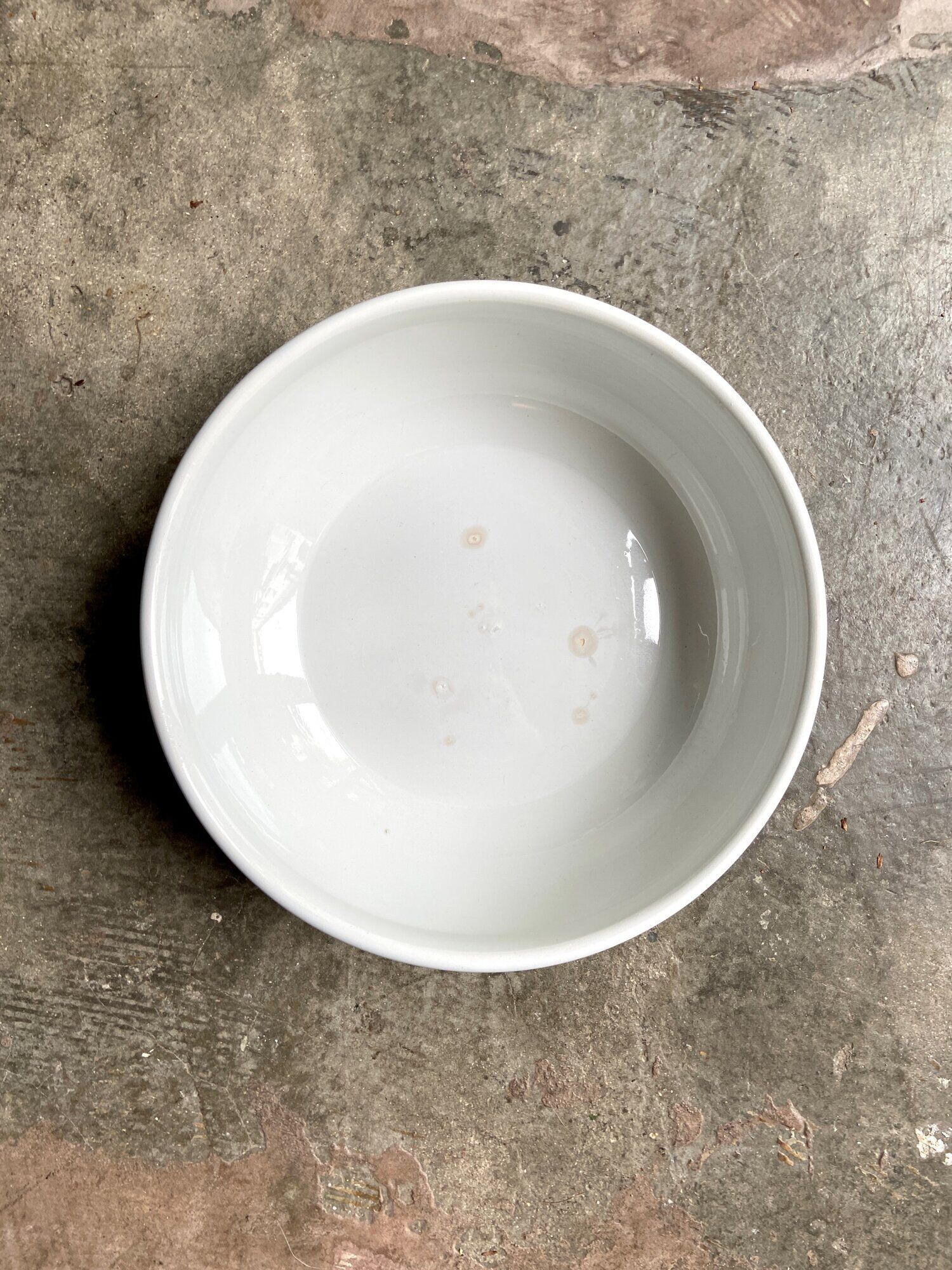Saint Amand & Hamage salad bowl in glazed earthenware with flowers