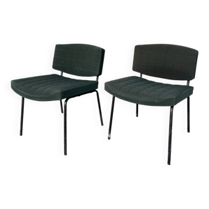 Paire de Fauteuil conseil - pierre guariche