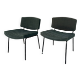 Pair of armchairs designed by Pierre Guariche for Meurop.