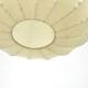 Ball Shaped Beige Pendant Lamp, Sweden - 1950s