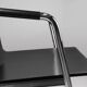 Mid-Century Modern Black Chair in with Armrests, Belgium
