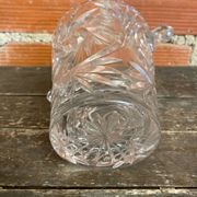 Vintage Cut Crystal Ice Bucket from the 1960s, West Germany #D87