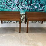 2 tables d'Appoint en teck par Hans Olsen