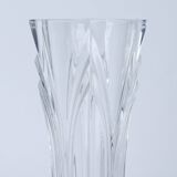 Soliflore en verre transparent style art deco