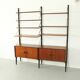 Teak Modular Wall System by Louis van Teeffelen for WéBé, 1955
