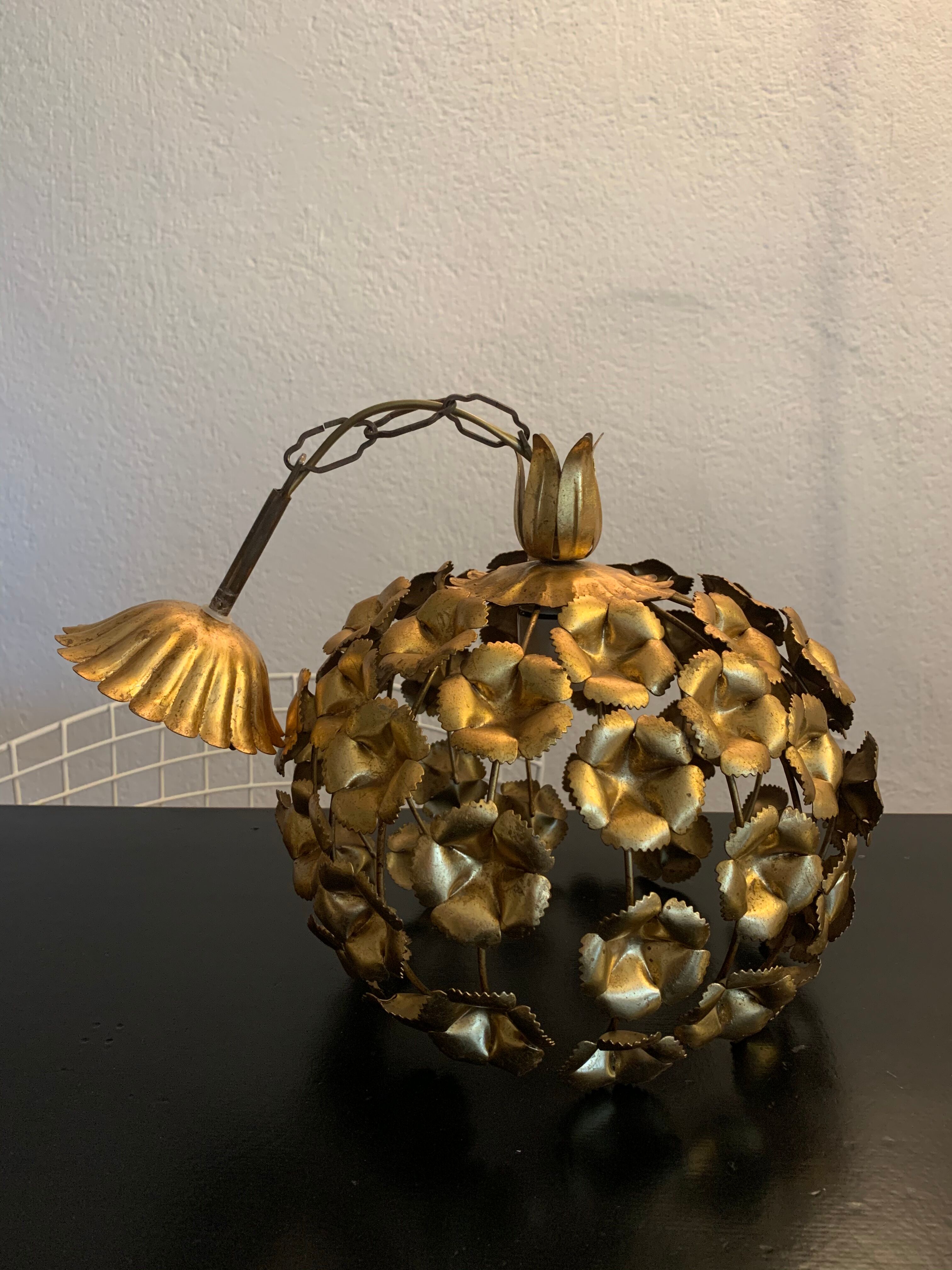 Vintage brass suspension