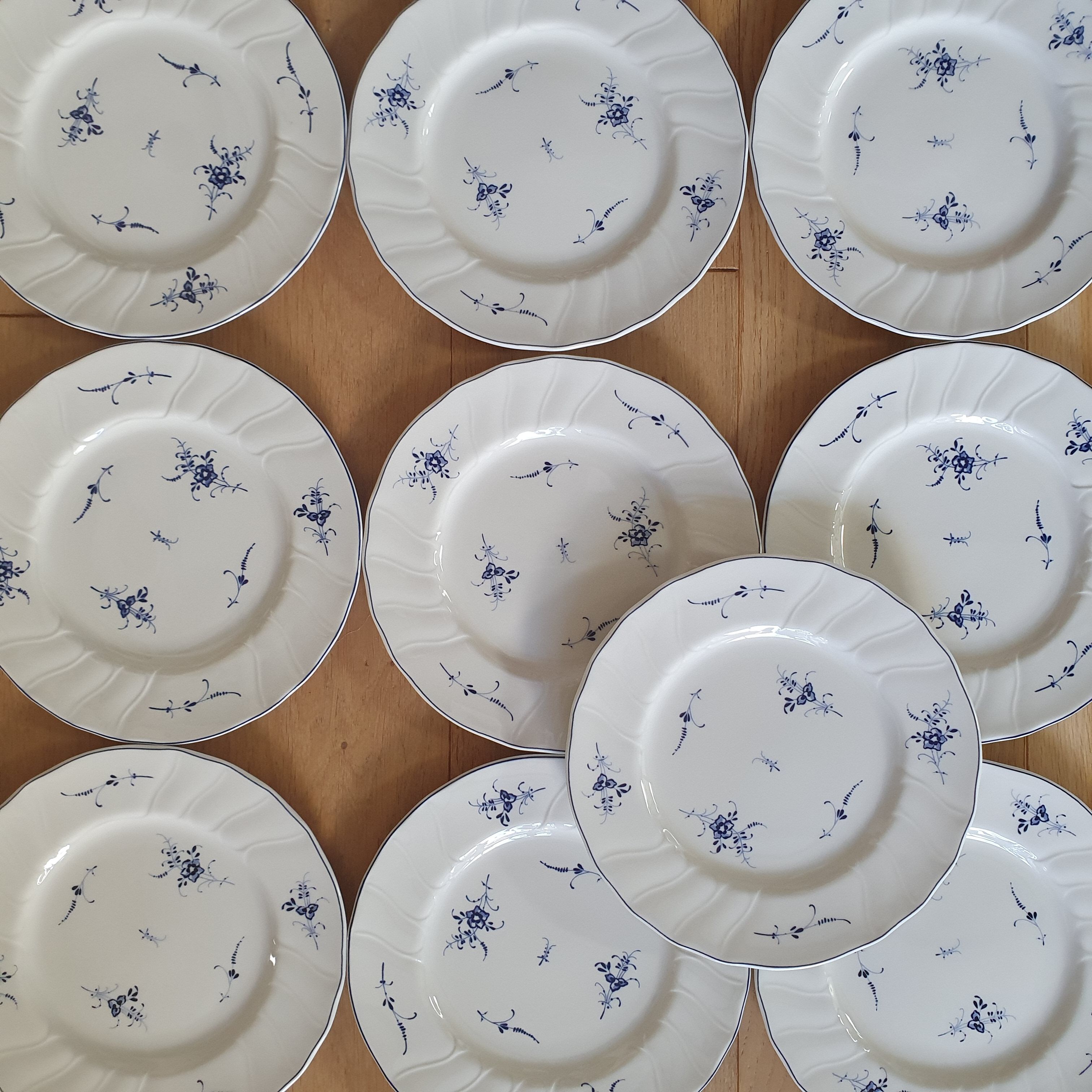 10 dessert plates Villeroy and Boch Vieux Luxembourg