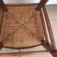 Series of 4 straw chairs