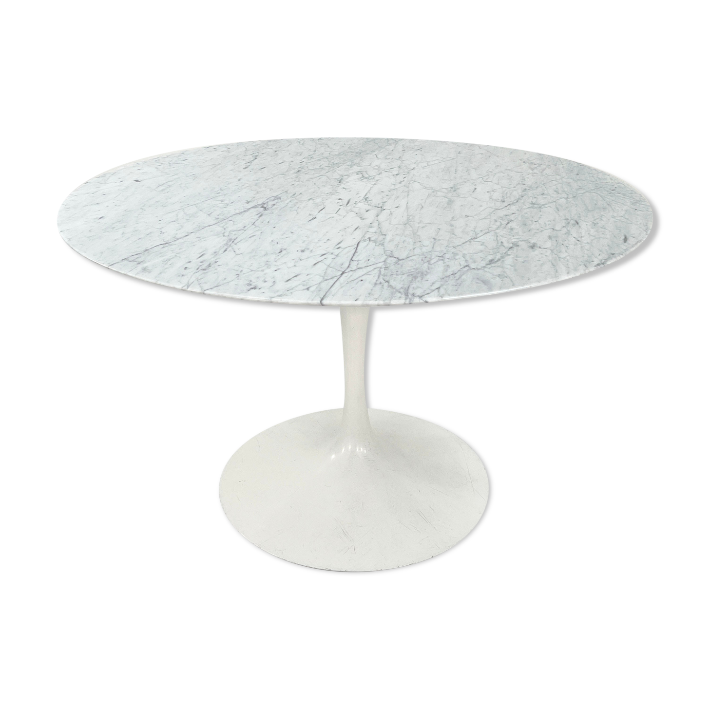 Marble table 120 cm Tulip by Eero Saarinen edited by Knoll, 1970s