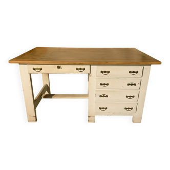 Solid wood desk