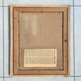 Framed oil painting "Chateldon la place"