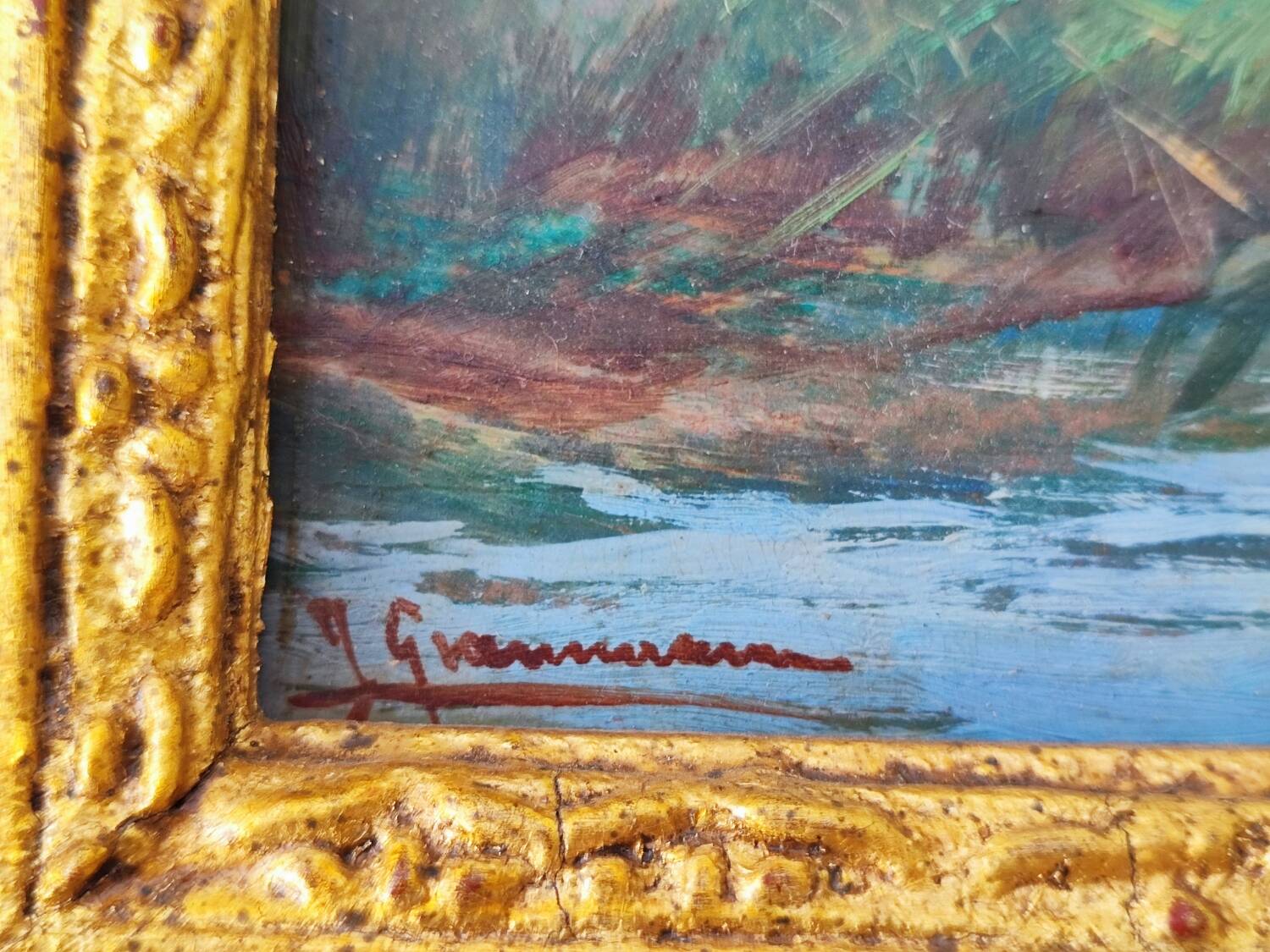 Oil painting landscape