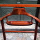 Wooden night valet and brass wheels