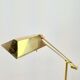Brass Balance Reading Floor Lamp from Sölken Leuchten, 1980s