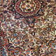 Handmade antique Persian Sarouk rug 3.1' x 5.2' (94cm x 158cm) 1900s