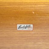 Elm bedside table, Swedish Modern, bodafors, Sweden, 1940