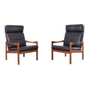 Chaises longues en teck - 1960 niels