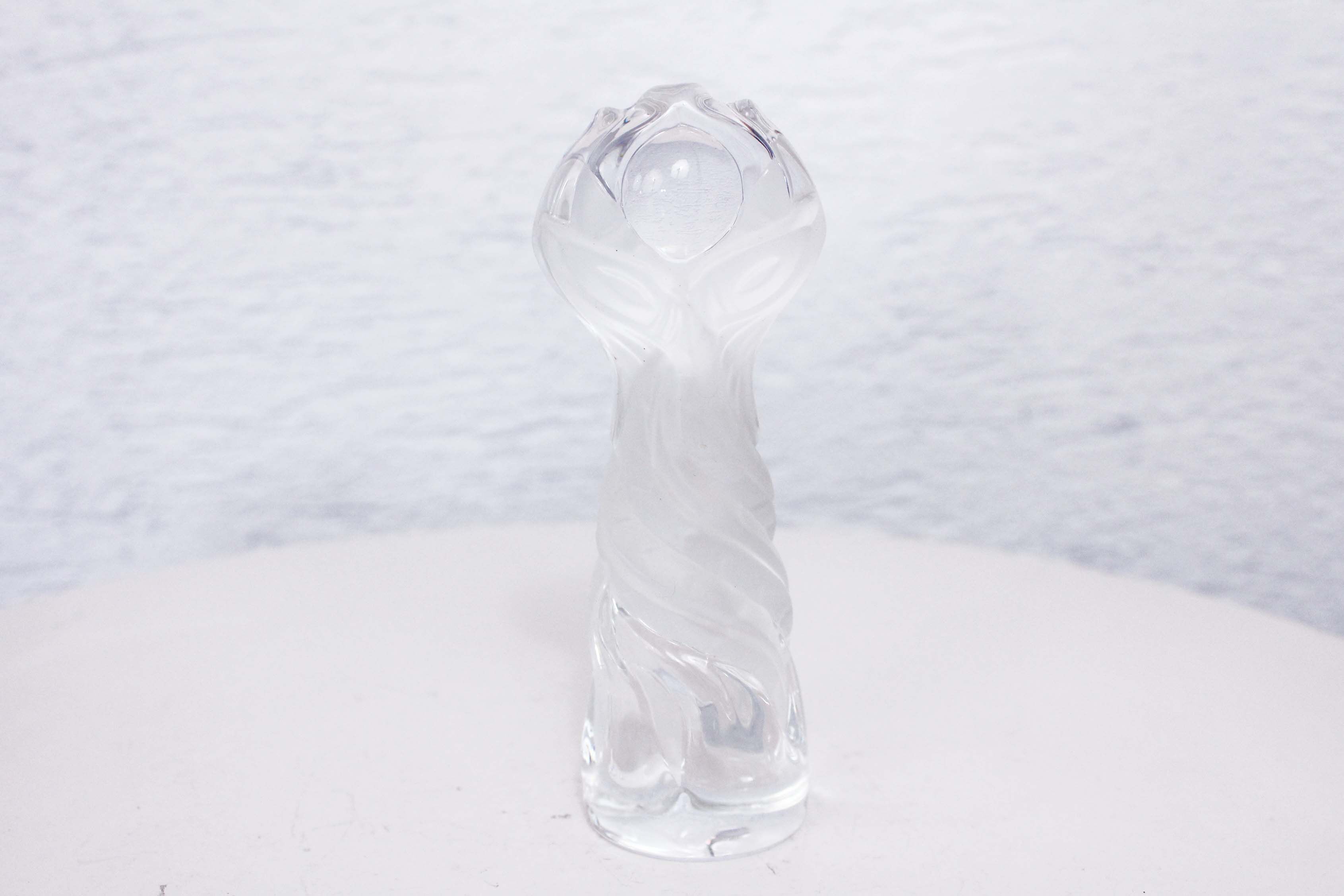 Presse papier  en cristal de Saint Louis