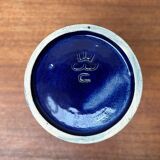 Mid-century German studio pottery bottle vase with lid by Cornelsen Kindermann, 1960s.