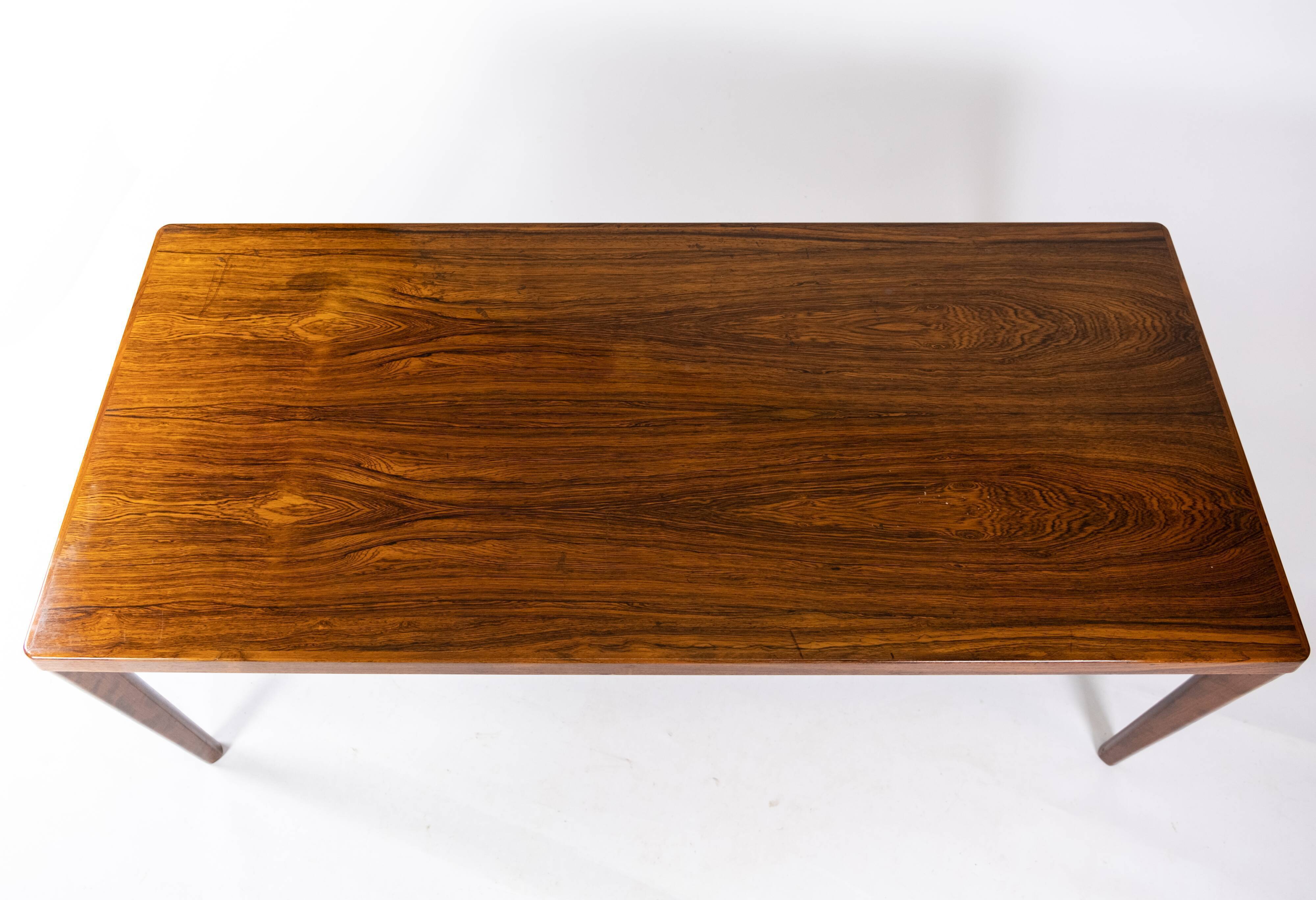 Coffee table in rosewood designed by Henning Kjærnulf, 1960s