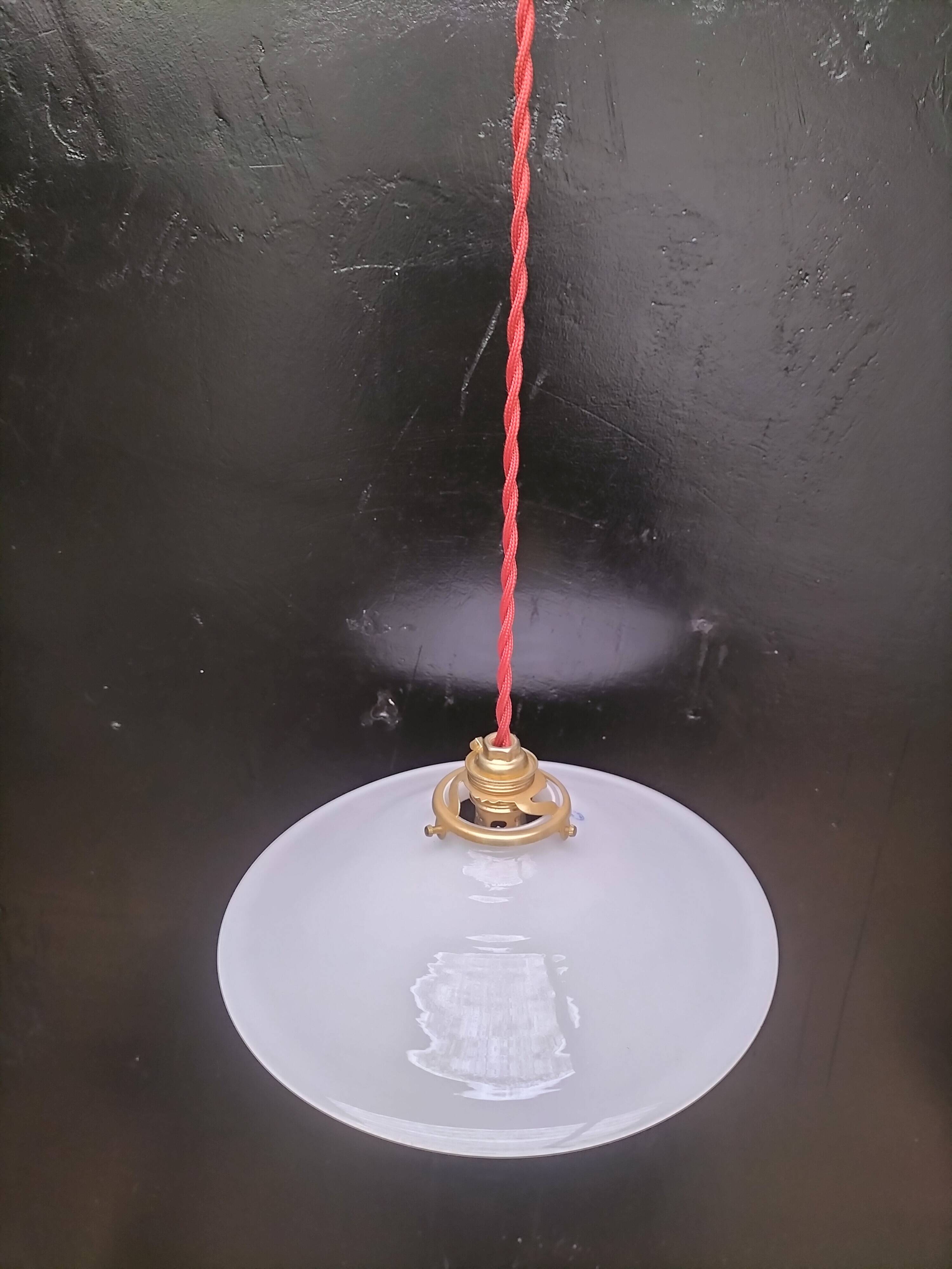 Opaline pendant light