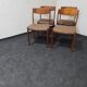 Set of 4 vintage teak dining chairs