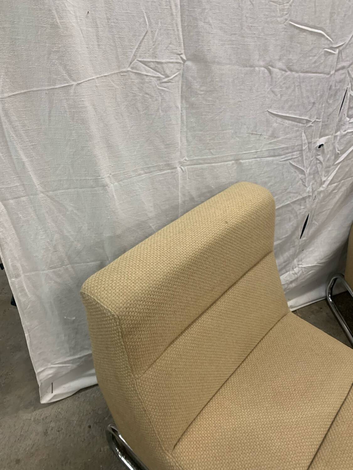 Pair of designer armchairs circa 1980