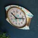Vintage silent wall clock "Japy Folk"