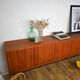 Scandinavian sideboard Fristho teak and metal
