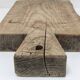 Cutting board solid wood patinated thick early twentieth century