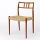 6 chaises danoises en teck par Niels Otto Møller Modèle 79, années 1960