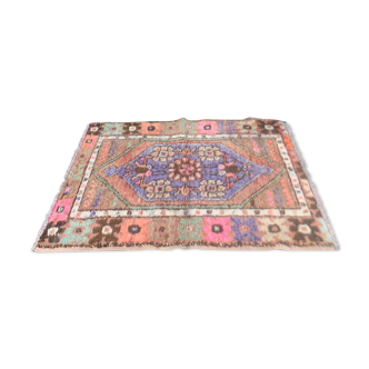 Tapis turc oushak 117x82 cm vintage