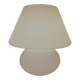Vintage mushroom table lamp, Hustadt Leuchten, in opaline glass model L 1970.